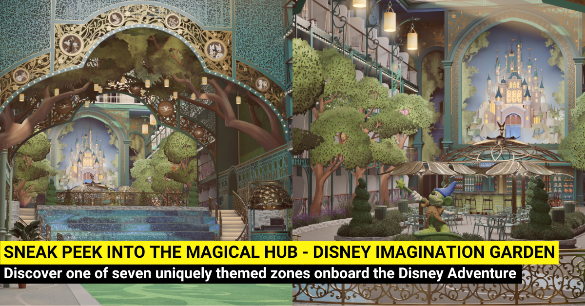 Disney Cruise Line Share More About the Disney Imagination Garden Onboard Disney Adventure