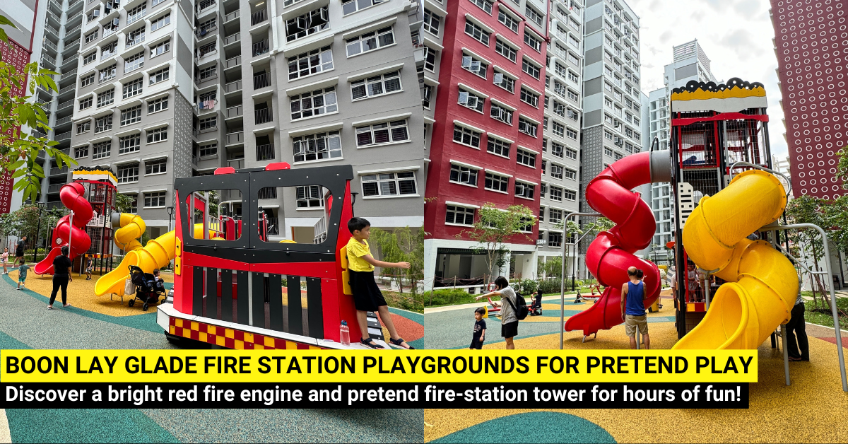 Boon Lay Glade Fire Station Playgrounds for Fireman Pretend Play and More