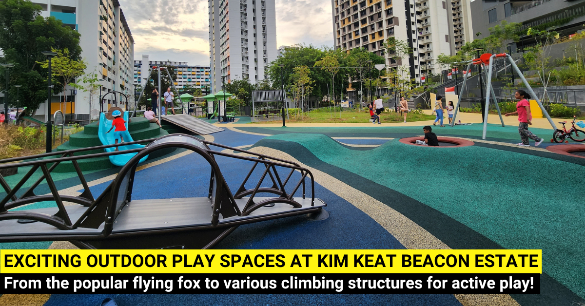 Exciting Playground at Kim Keat Beacon Estate with Free Zipline and Climbing Structures!