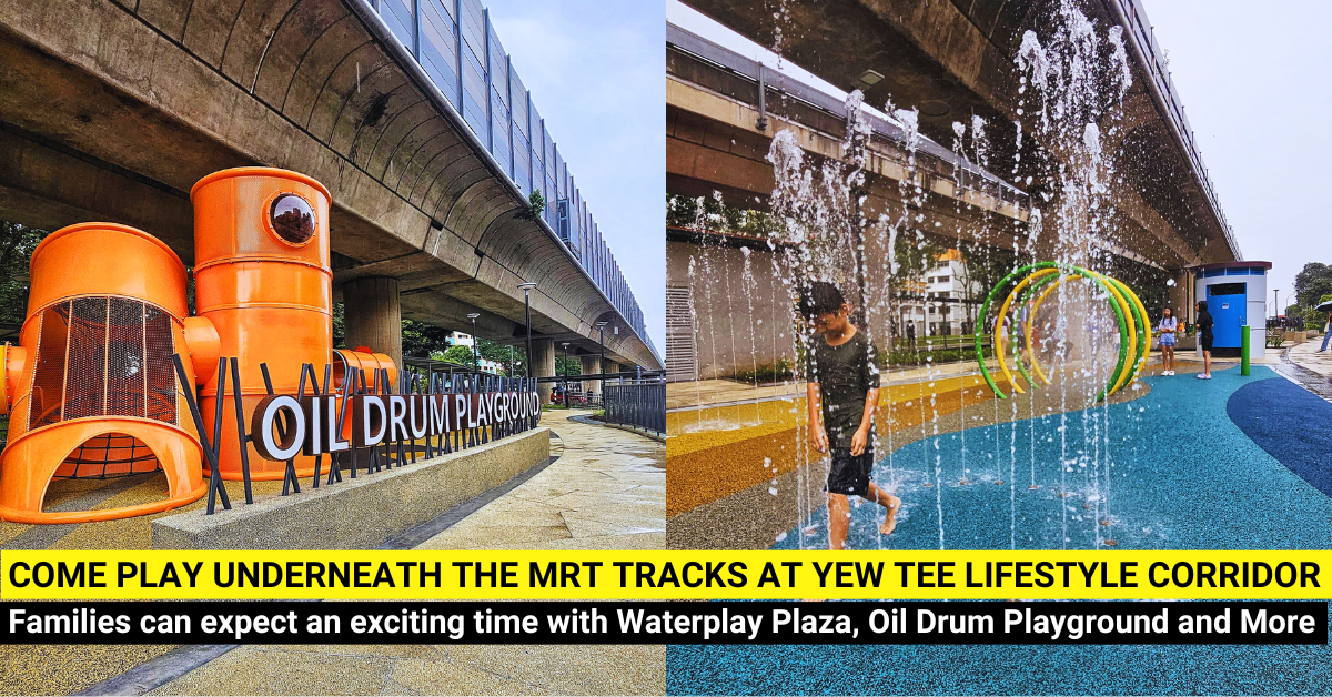 Play at Yew Tee Lifestyle Corridor with Waterplay Plaza, Oil Drum Playground and More