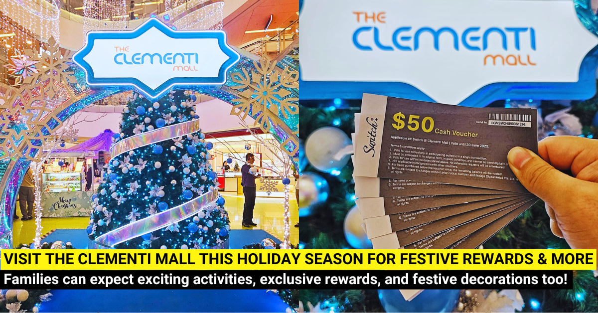 Celebrate the Season of Gifting at The Clementi Mall with Exciting Rewards, Prizes and Workshops!