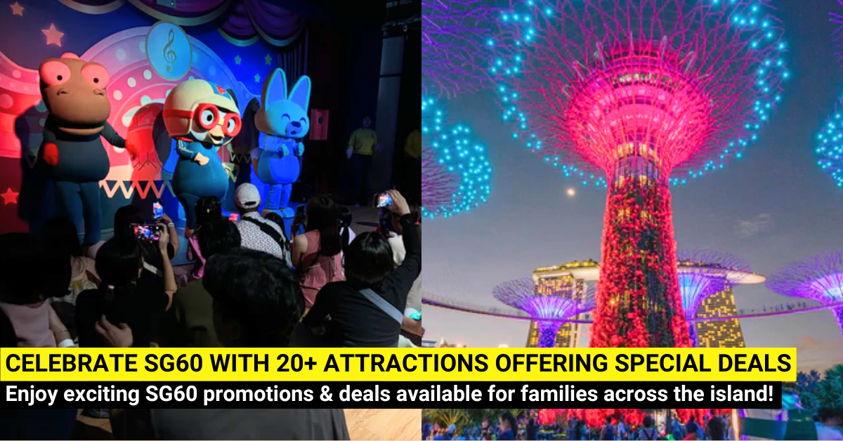 Celebrate SG60 with Unforgettable Adventures: Amazing Deals for Families!