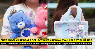 Don't Miss These Cute Limited Edition Angel Care Bears from FairPrice Singapore