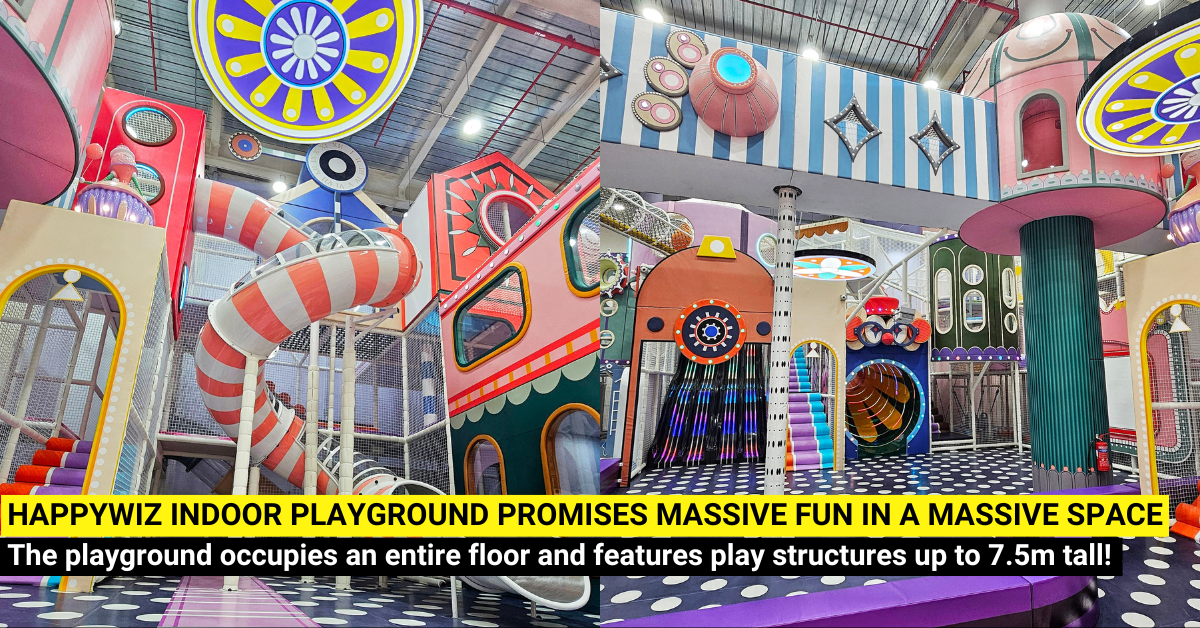 HappyWiz Indoor Playground - An exciting massive playground with ultra-tall structures and so much fun!