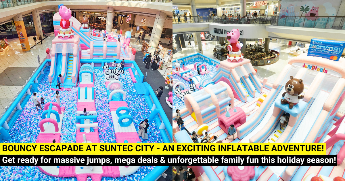 Bouncy Escapade at Suntec City this June School Holidays 2025