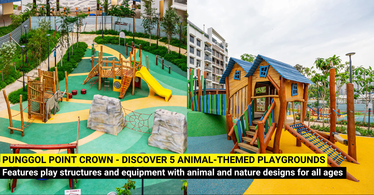 Punggol Point Crown Playgrounds: A Roaring Wild Good Time Awaits!