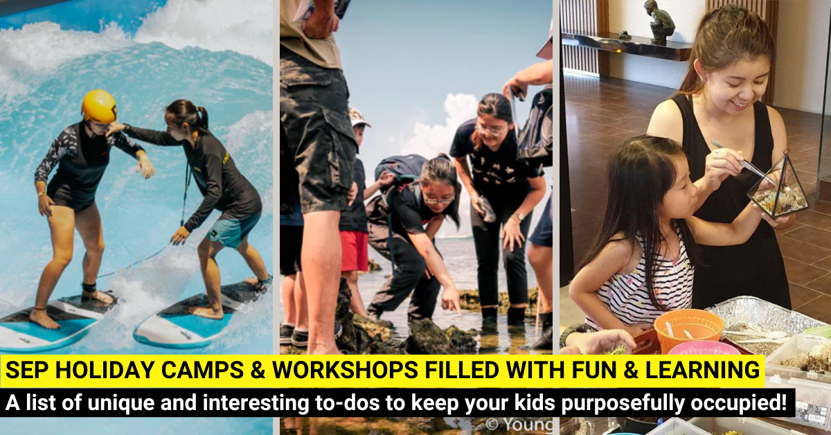 26 September Holiday Camps and Workshops For Kids In Singapore!