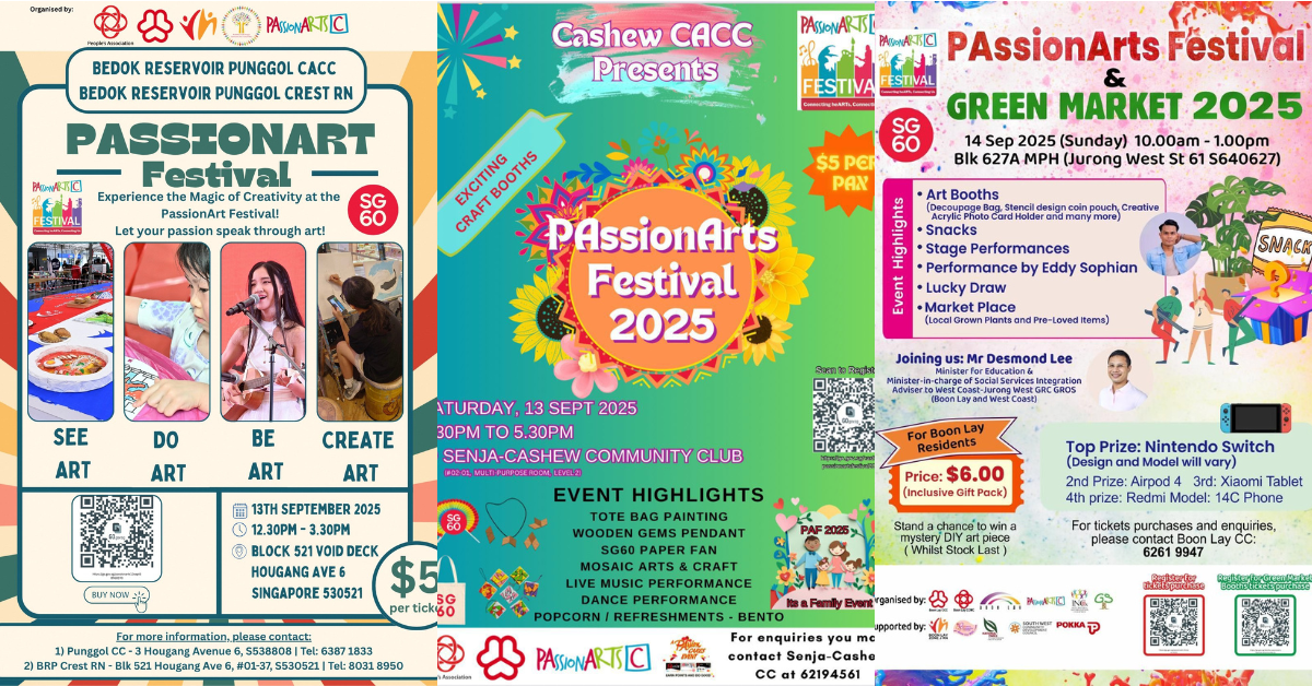 PAssionArts Festival 2025 Continues with New Family Adventures on 13 and 14 Sep 2025