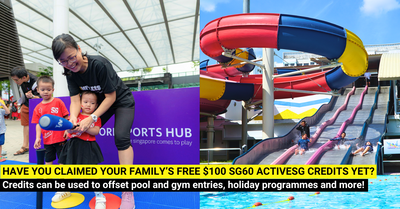Claim Your FREE $100 SG60 ActiveSG Credits and Give Your Family an Active Boost!