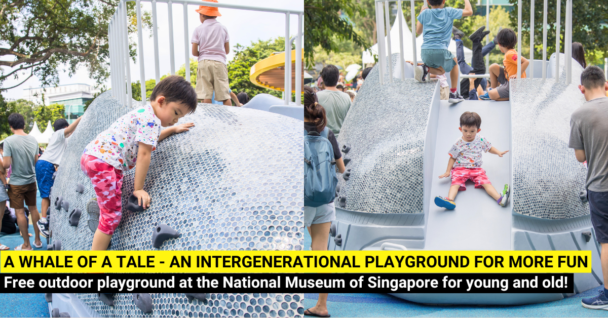A Whale of a Tale - Intergenerational Playground at the National Museum of Singapore.