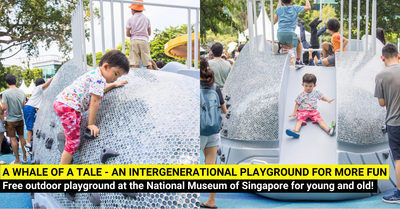 A Whale of a Tale - Intergenerational Playground at the National Museum of Singapore.