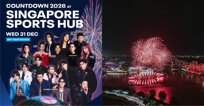 Usher in 2026 with 35 Minutes of Fireworks, Super Junior, and Family Fun at Singapore Sports Hub!