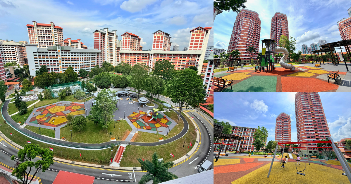 Bishan North Neighbourhood Park Playground - Open Spaces, Swings and BBQ Pits for Family Fun!