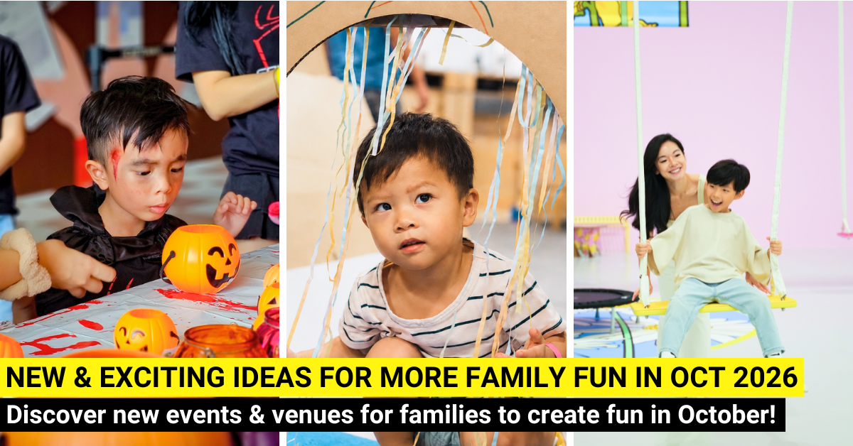 29 New Things For Families To Do In October 2026 In Singapore