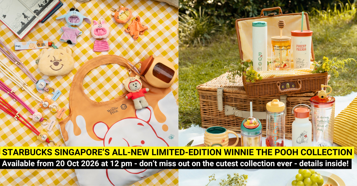 Celebrate 100 Years of Winnie the Pooh with Starbucks Singapore’s All-New Disney Collection