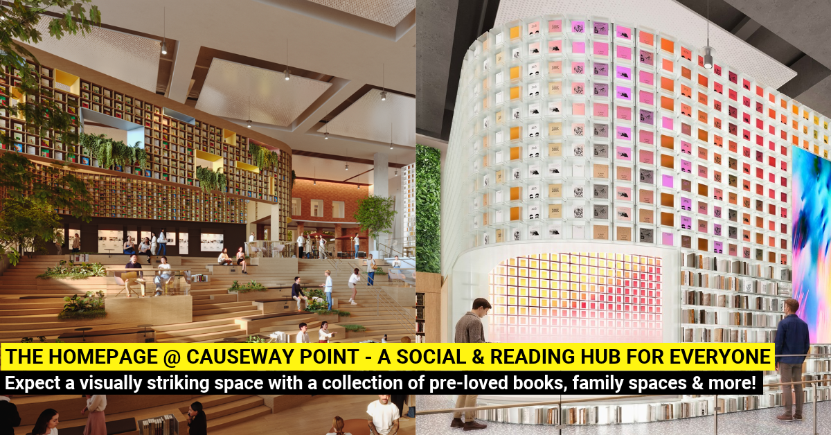 The HomePage @ Causeway Point: Singapore’s First Social & Reading Hub to Open at Causeway Point