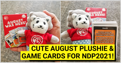 Collect August Plushies and Game Cards At Selected Venues For NDP2021!