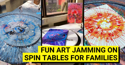 Spin Paint House | Innovative Art Jamming With Spin Art Tables