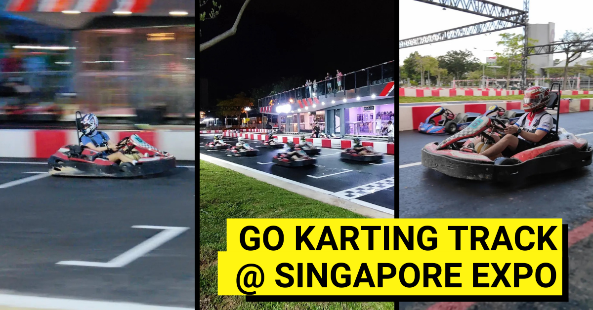 Singapore's Largest Outdoor Go-Kart Track To Open At Singapore Expo!