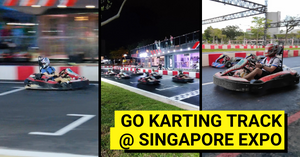 Singapore's Largest Outdoor Go-Kart Track To Open At Singapore Expo!
