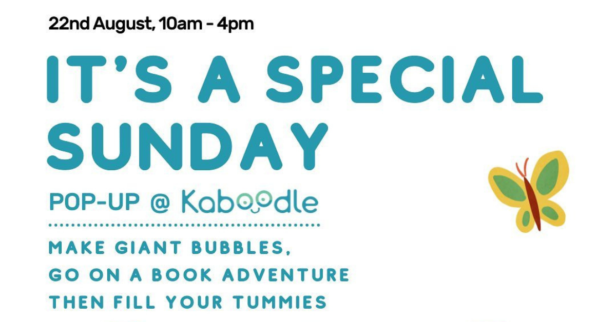 Pop-Up Event With Books, Bubbles And Snacks @ Kaboodle! - BYKidO