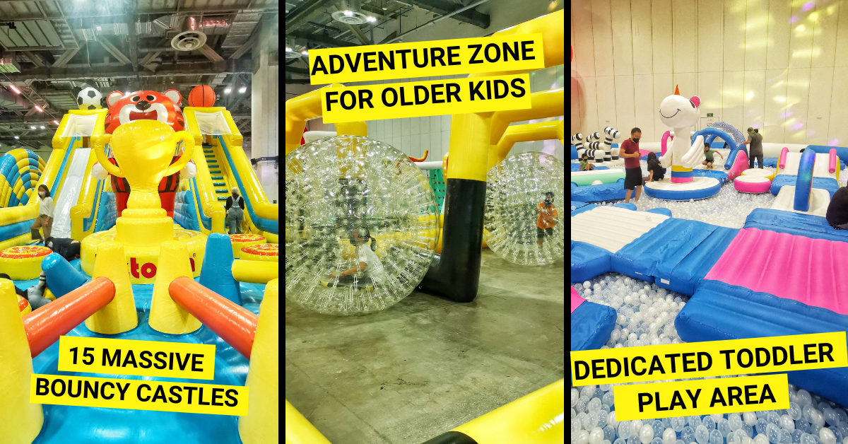 Jumptopia, Bouncy Castle Play Venue @ Sands Expo and Convention Centre - BYKidO