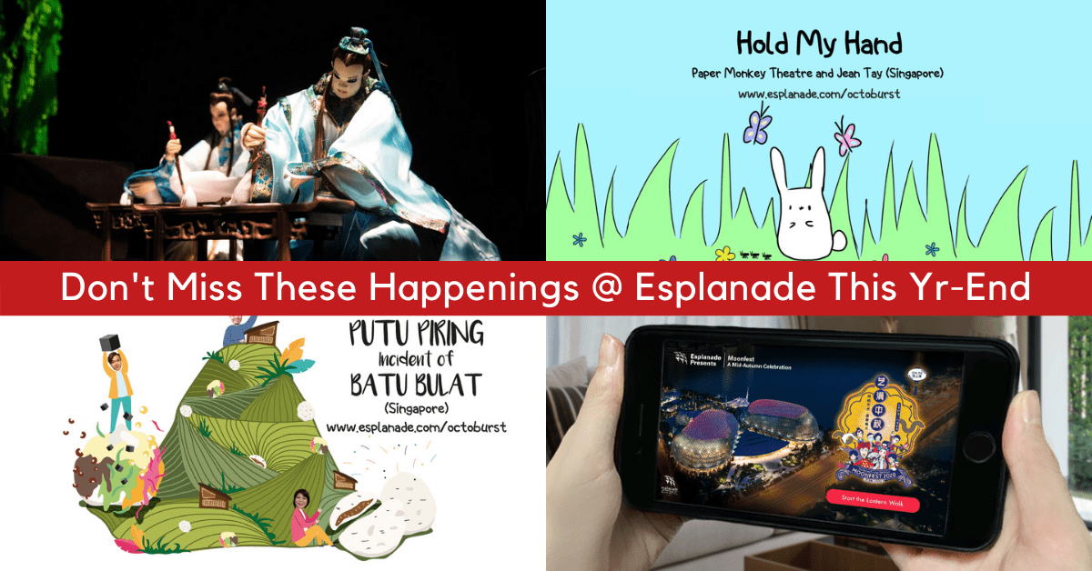 Family-friendly Festivals At Esplanade You Don't Want To Miss Before 2020 Ends