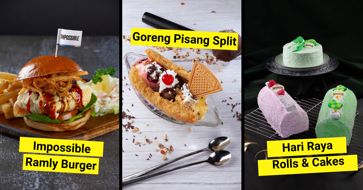 Swensen's Hari Raya Treats - Swensen’s Bagus Burger, Goreng Pisang Split And More! - BYKidO