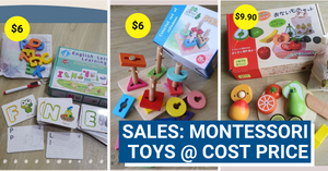SALE: Premium Wooden Montessori Toys At Cost Price!
