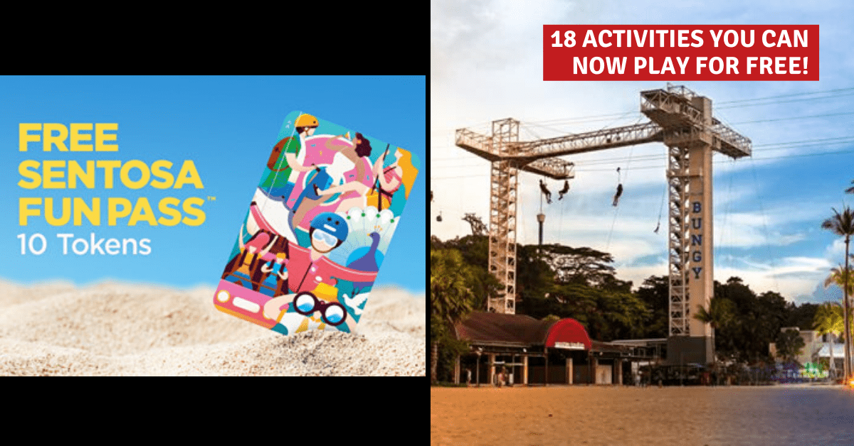 Sentosa is Giving Away Free Fun Pass with 10 Tokens | 18 Activities that is now Free! - BYKidO