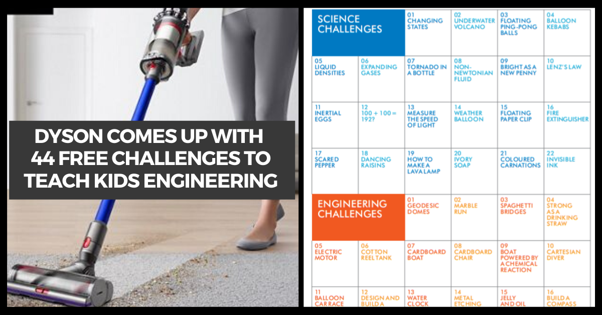 Dyson Has 44 Free Experiments to Teach Your Kid Engineering