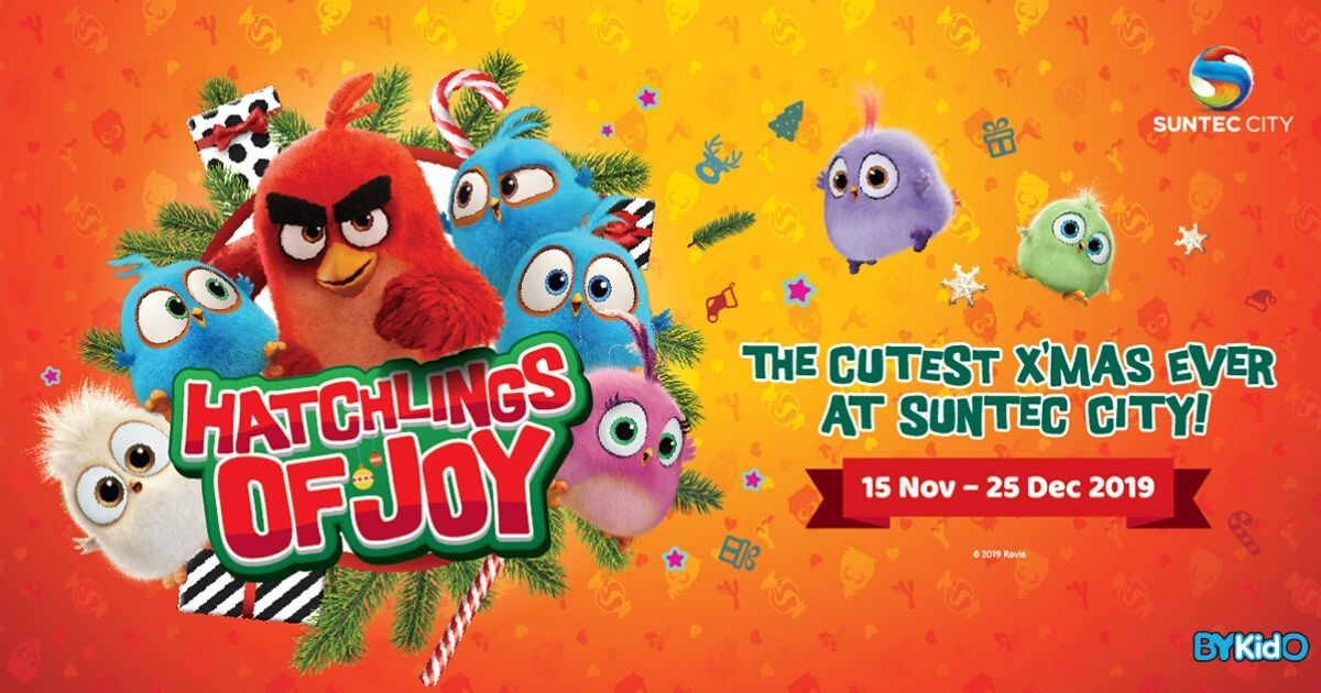 Cutest X’Mas Ever at Suntec City | Stars of The Angry Birds Descend Upon Suntec City!