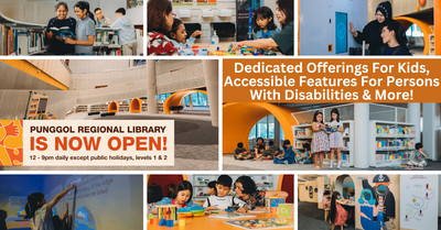Punggol Regional Library Opens With Special Features For Children And Persons With Disabilities
