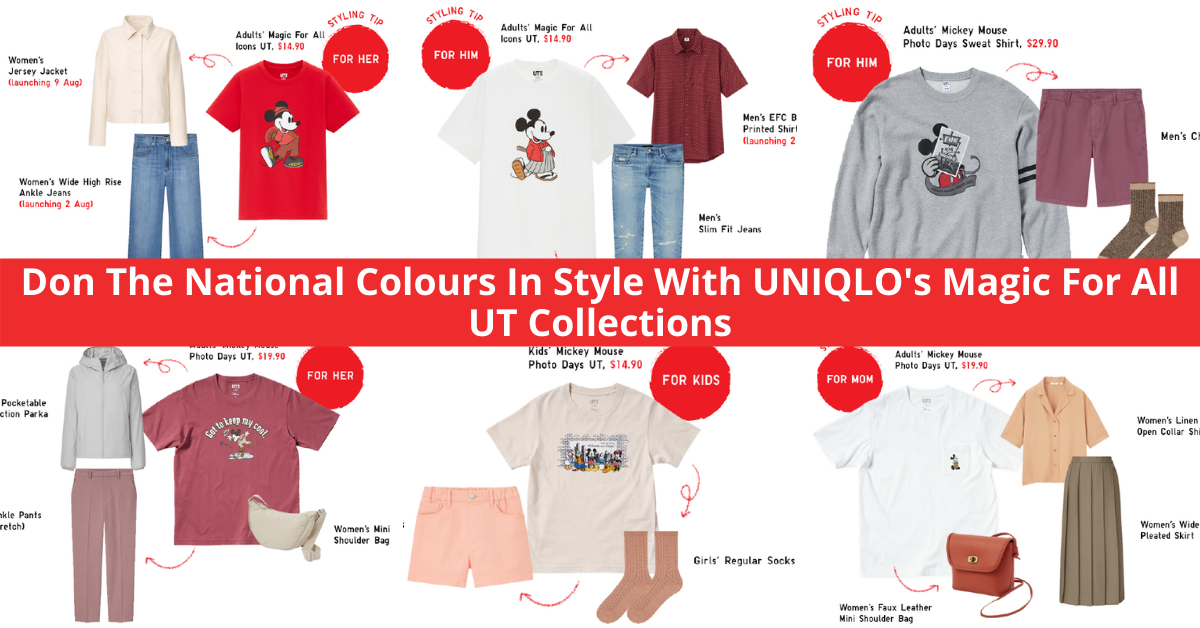 UNIQLO Singapore And Disney Launch Magic For All UT Collections This National Day! - BYKidO