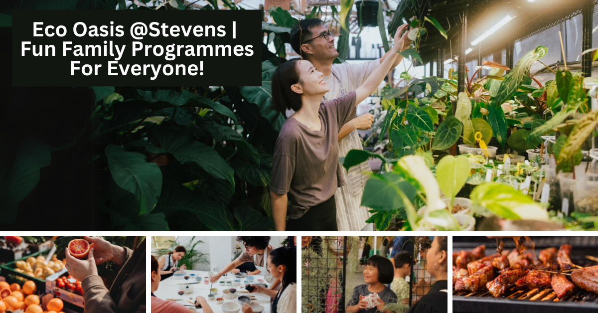 Eco Oasis @Stevens | A Sustainable Farmer's Market Featuring An Array Of Fun Programmes For The Whole Family! - BYKidO