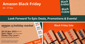 Amazon Singapore Embraces The Festive Spirit With Epic Black Friday Deals, Promotions And Events!