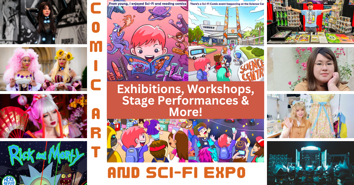 Comics Art And Sci-Fi Expo 2023 Set To Take Place At Science Centre Singapore For Two Weekends In September