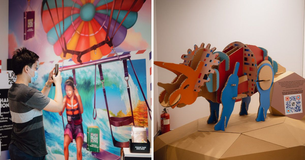 Experience Lab at Jewel Changi Airport: NLB Brings Nature-themed Sculptures, Audio-visual Carousel Ride and More