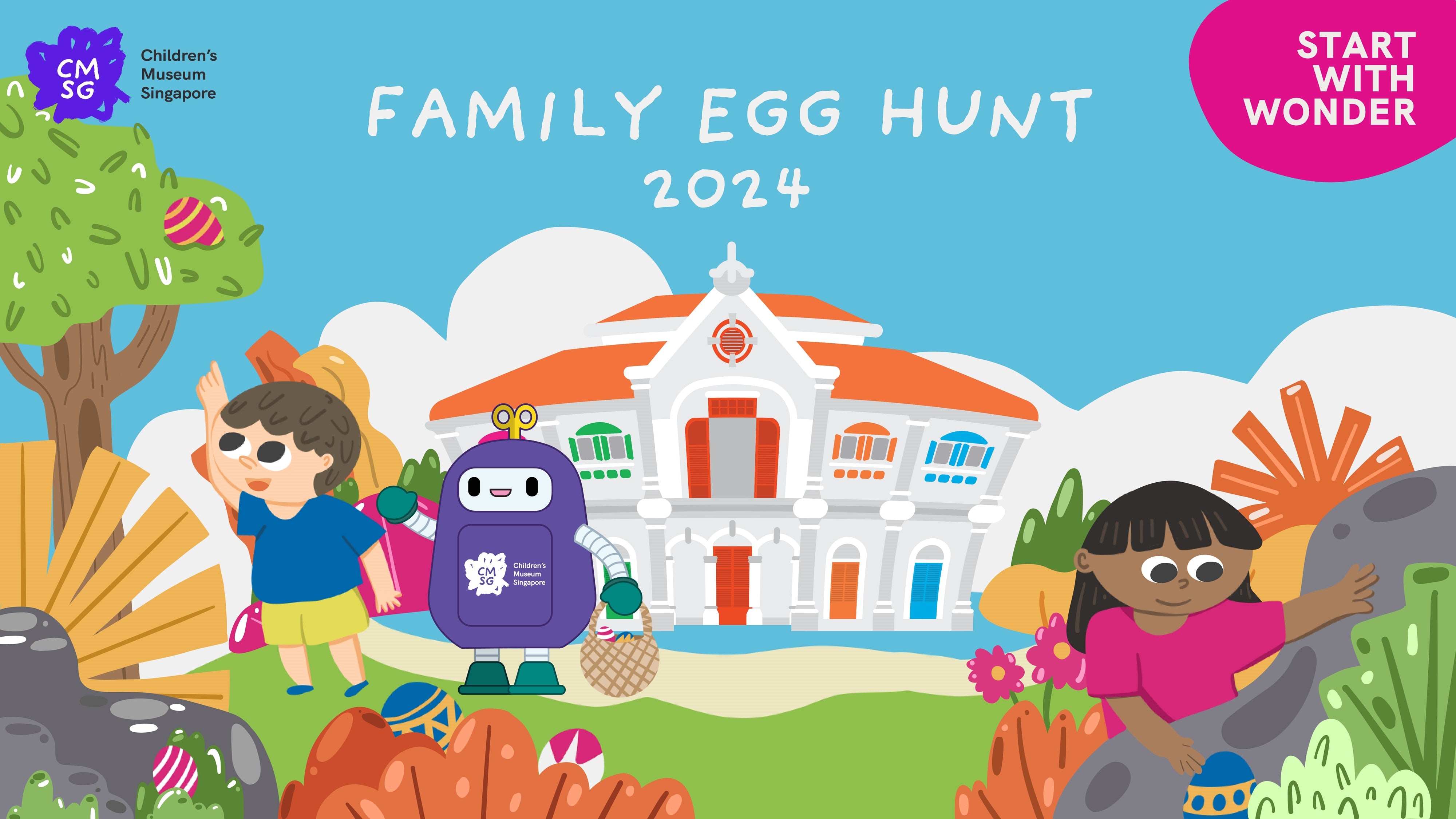 Family Egg Hunt 2024 with the Children's Museum Singapore