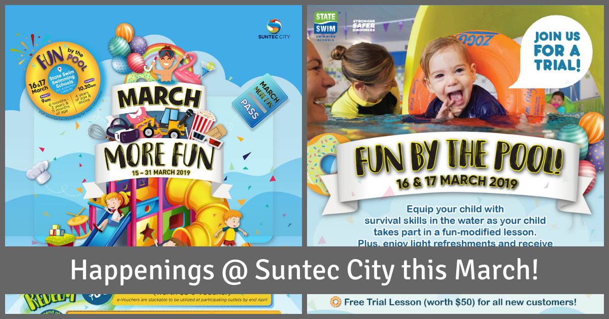 Have March More Fun & Fun by the Pool @ Suntec City!