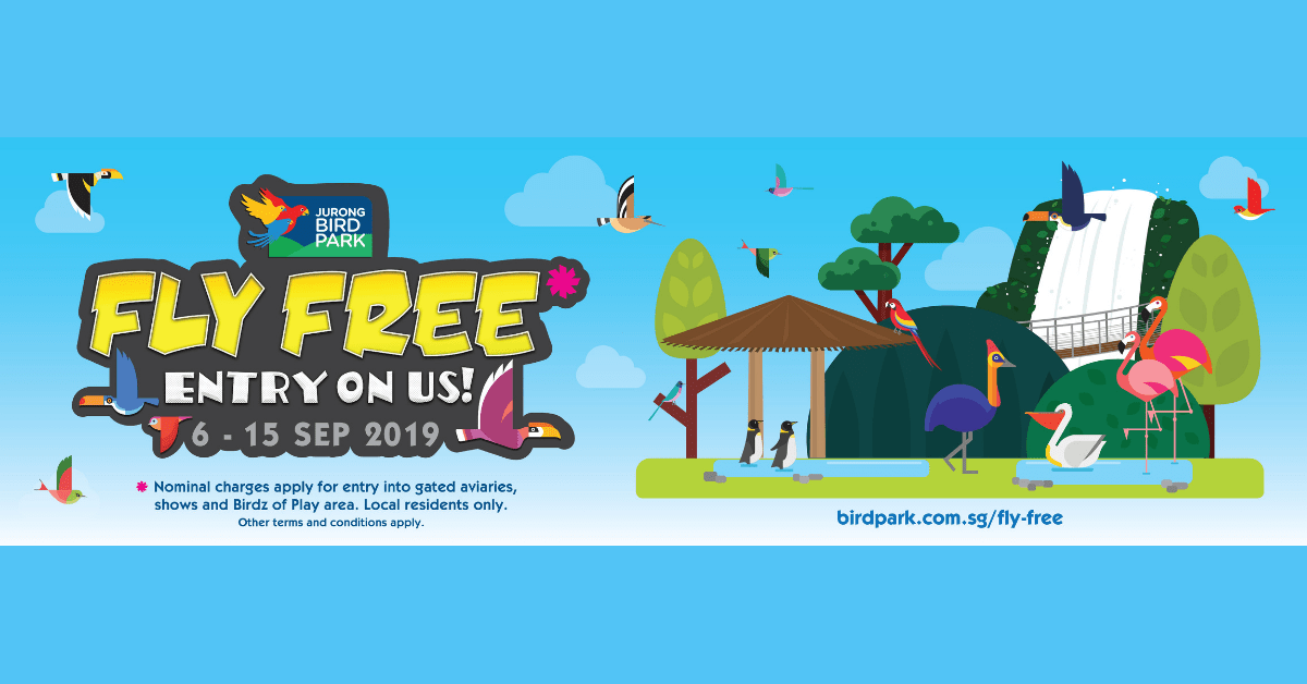 Free Admission to Jurong Bird Park this Sep Holidays | 6 - 15 Sep 2019 - BYKidO