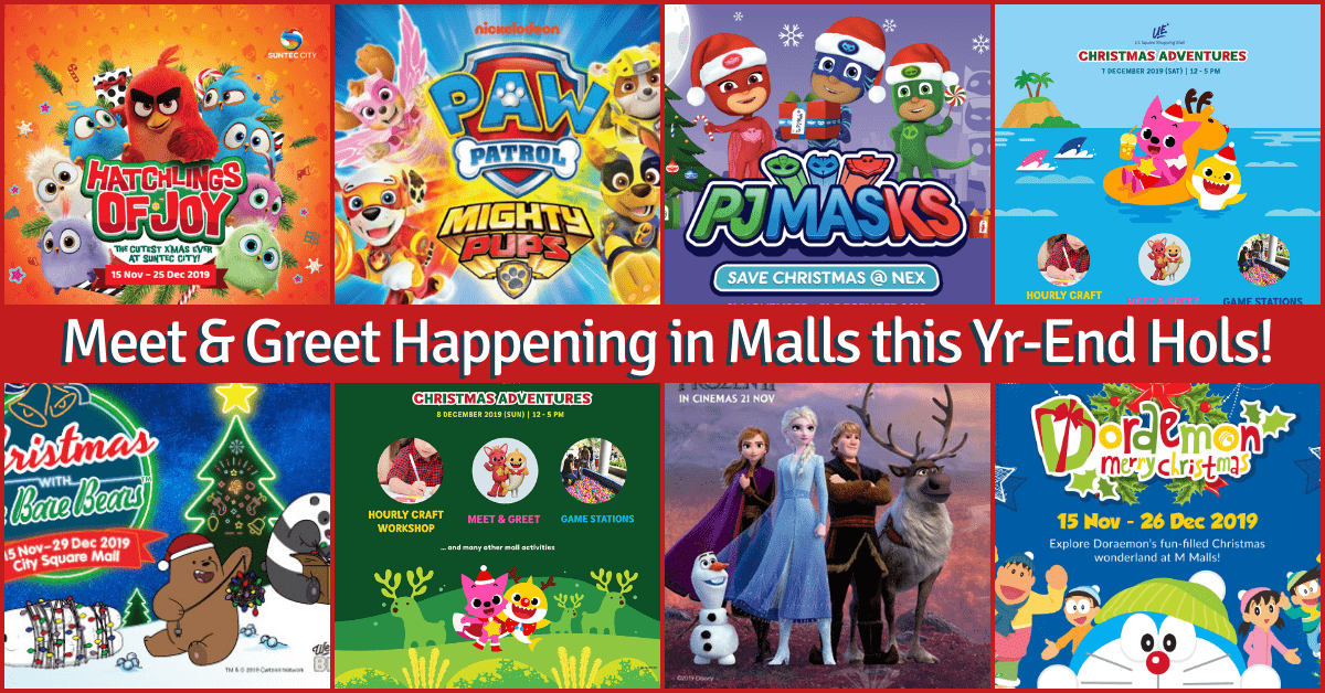 Complete List of Year-end Holiday Meet & Greets 2019 | Frozen 2, Minions, Angry Birds and more! - BYKidO