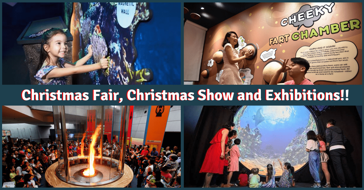 What's Happening at the Science Centre this December | A Christmas Fair, a Christmas Show, an Animal Planet Exhibition and an Exhibition about POO! - BYKidO