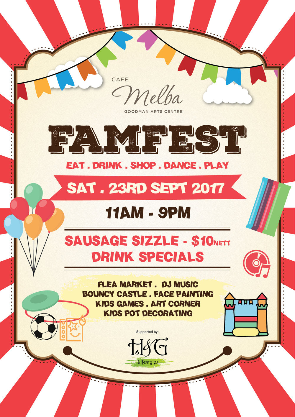 Things to do this Weekend: Join Cafe Melba's Famfest @ Goodman Arts Centre - BYKidO