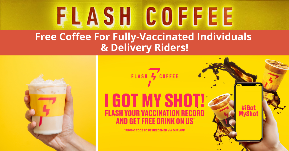 Flash Coffee Offers Free Coffee To Fully-Vaccinated Individuals And Delivery Riders