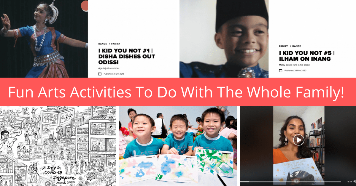 Fun And Easy Ways To Keep The Kids Engaged At Home Through Arts And Culture | #SGCultureAnywhere #StayHomeforSG