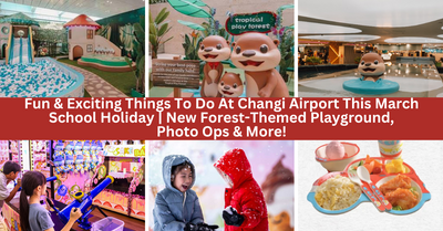 Explore And Play at Changi Airport Terminal 3 This March School Holidays | New Forest-Themed Playground, Photo Opportunities, Candy Carnival, Kids' Dining Perks And More!