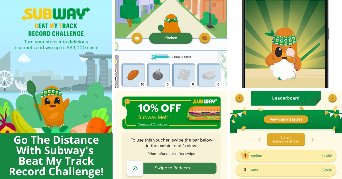 Walk To Win With Subway Singapore’s First-Ever Beat My Track Record Challenge!