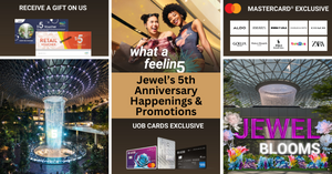 Jewel Changi Airport Celebrates Its 5th Anniversary With Year-Long Calendar Of Special Events, Retail Offers And New Experiences