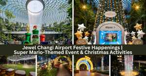 Jewel Changi Airport Welcomes The Holiday Year-End Season With A First-Of-Its-Kind Super Mario-Themed Event, Pipe Around The World At Jewel And Many Other Festive Activities!